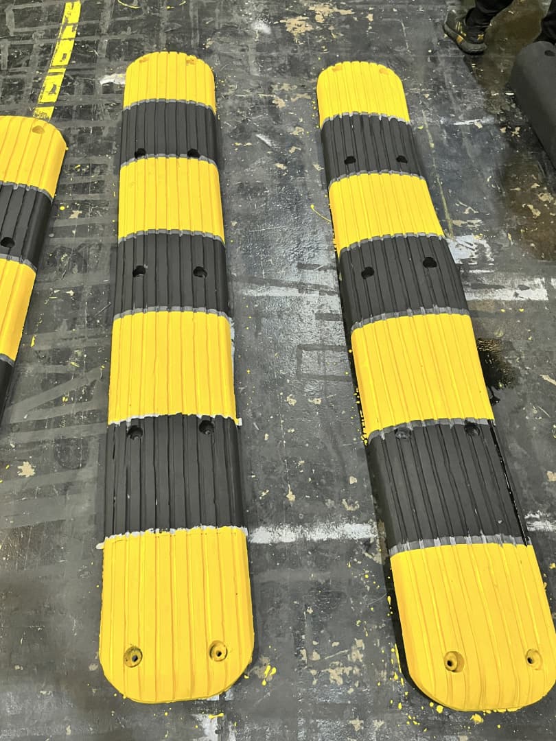 Rubber Speed Hump Ramp