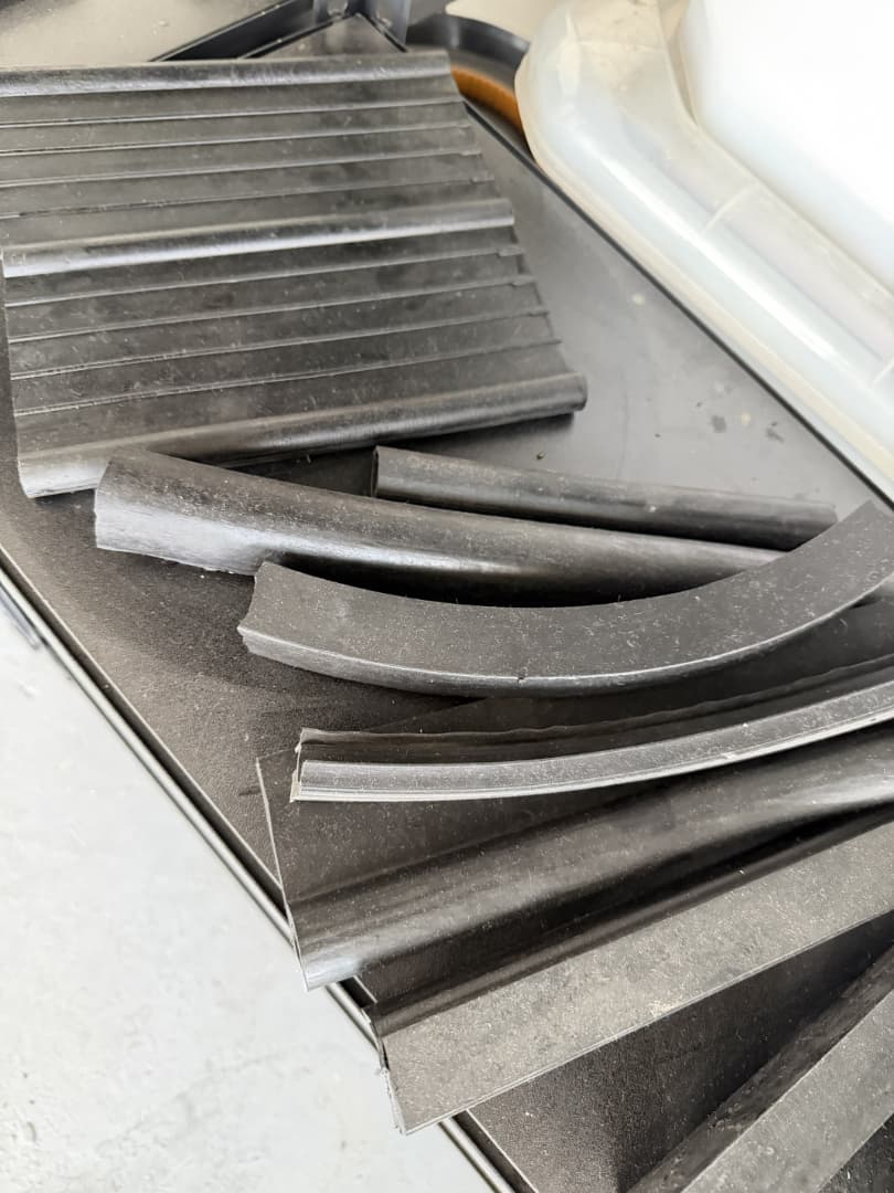 Rubber Strips Curved