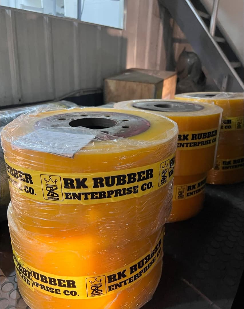 Silicone Rubber Sheet Orange Rolls